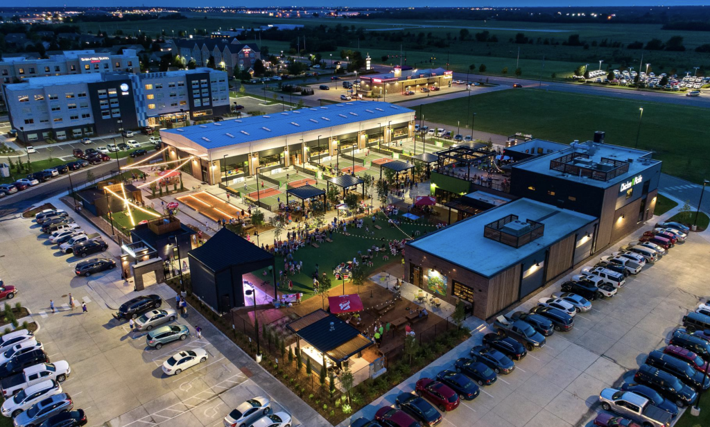 Golden Hour at Chicken N Pickle Unites Dogs, Tacos, and Community on November 12