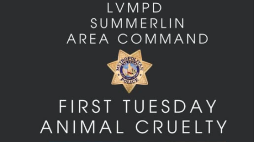 LVMPD First Tuesday Animal Cruelty Discussion