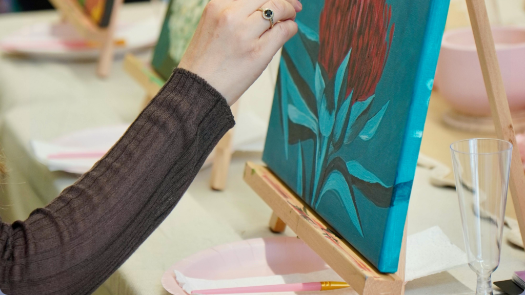 Paint Night at Loaded Empanadas