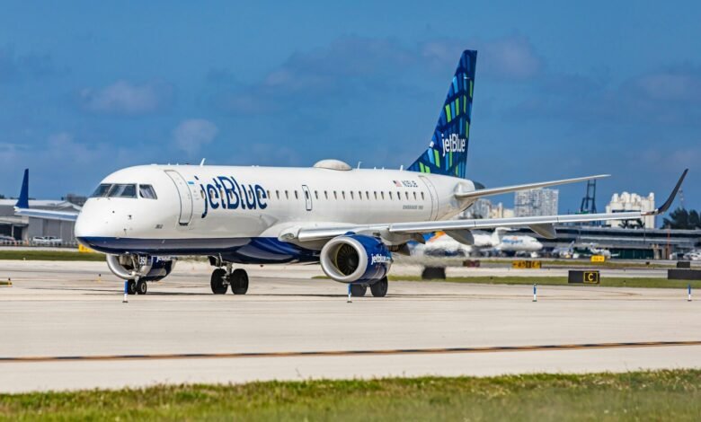 a large airplane on the runway