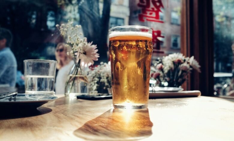 clear drinking glass