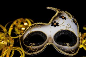 carnival, mask, masquerade, venetian mask, secret, venice, mysterious, celebration, party, masked ball, prom night, face mask, fool time, foolproof, black background, streamer, disguise, mask, mask, mask, mask, mask, masquerade, party, party